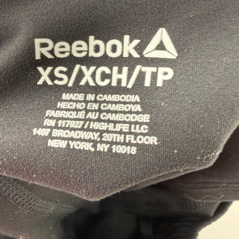 Reebok Lined Athletic Shorts Women’s XS Black Flowy - Picture 3 of 5